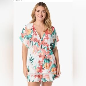 Coco Reef Tropical Floral Swim Cover-Up